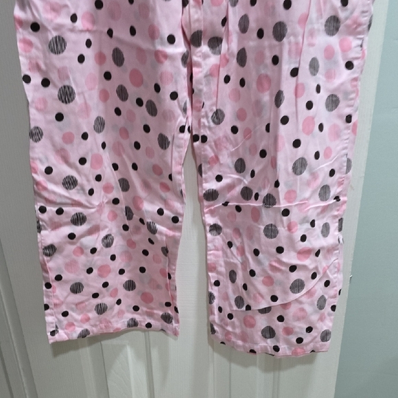Alfani Pink Polka Dot Pajama Pants Woman's Size L - Picture 5 of 14